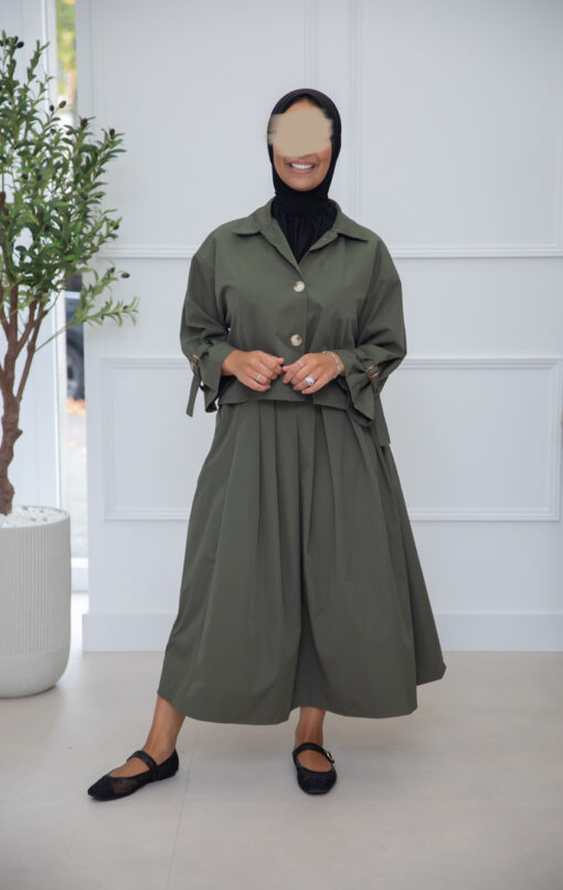 TRENCHCOAT SET KHAKI - Afbeelding 2