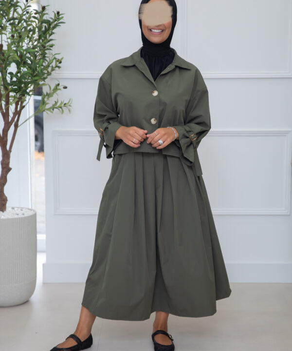 Alternative view of TRENCHCOAT SET KHAKI