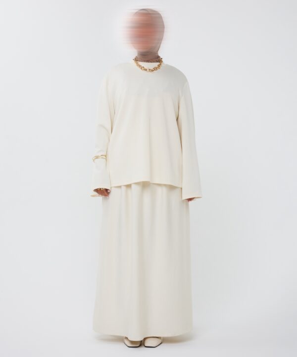 ESSENTIAL SKIRT SET OFFWHITE