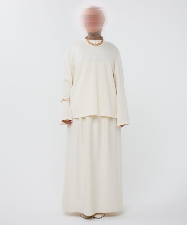 Alternative view of ESSENTIAL SKIRT SET OFFWHITE