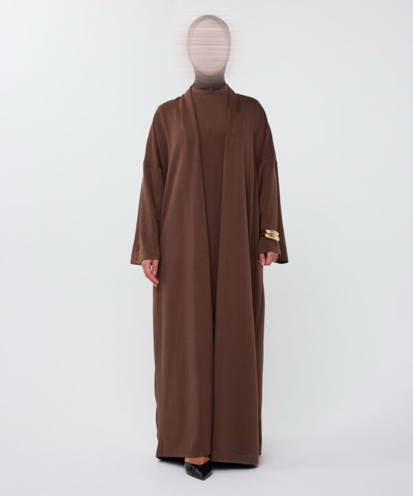 JERSEY SET DARKBROWN