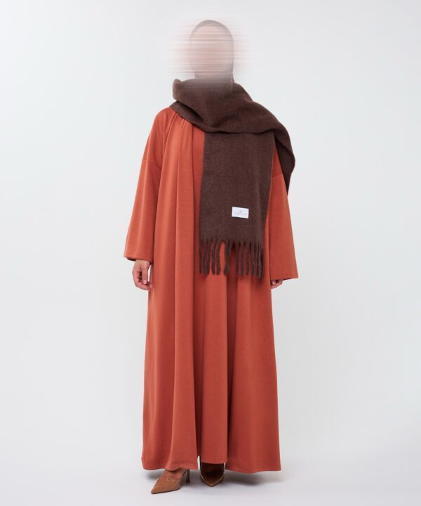 WINTERSCARF DARKBROWN