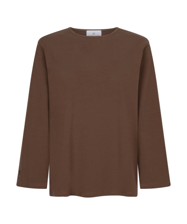OVERSIZED TOP DARKBROWN