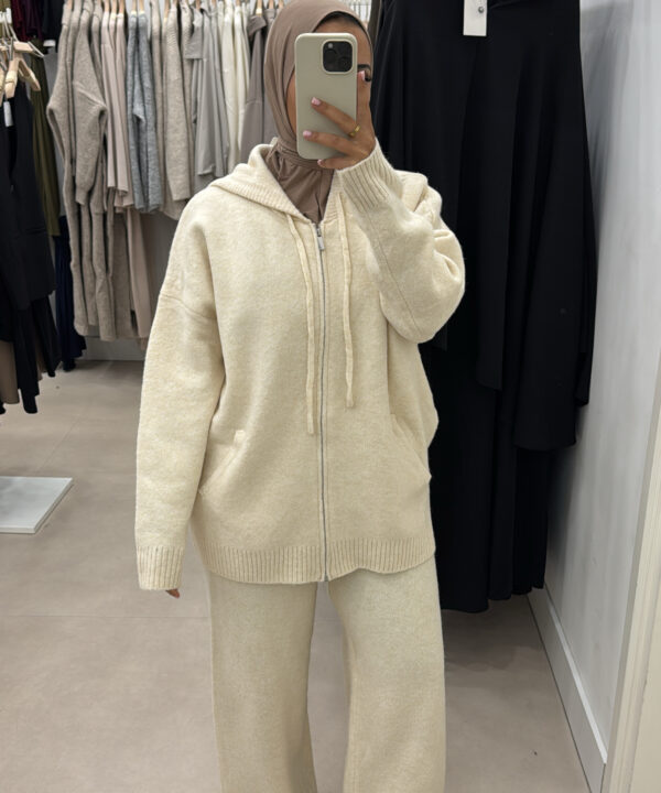 COMFY SET MET RITS BEIGE