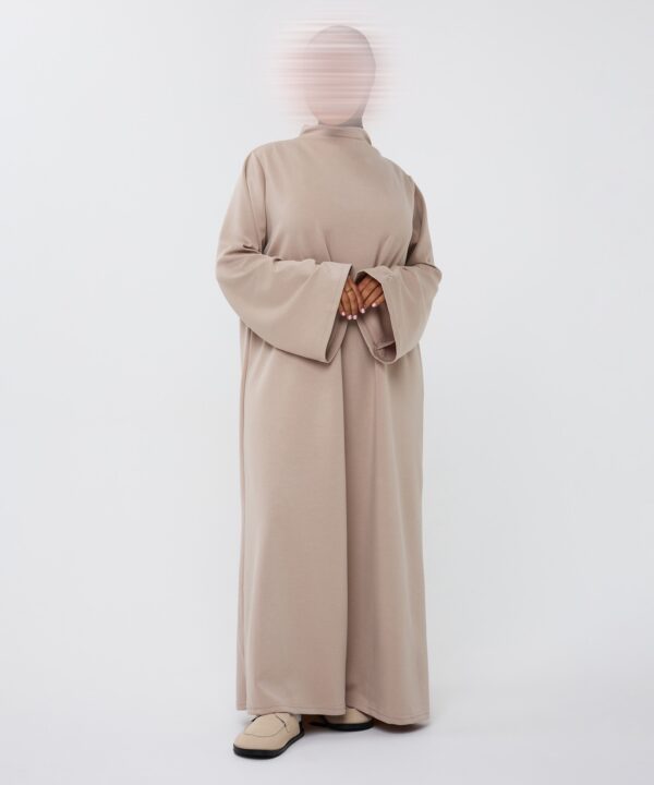 SAFFIYAS JERSEY DRESS DARKBEIGE