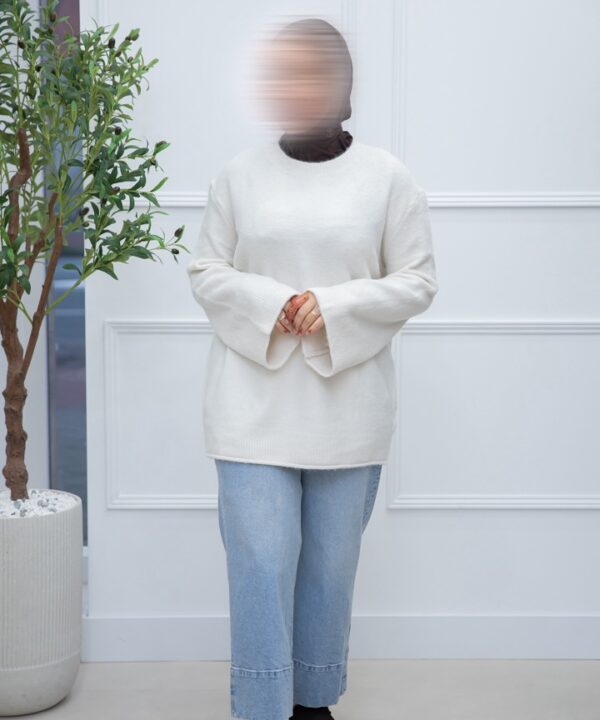 OVERSIZED TRUI CREME