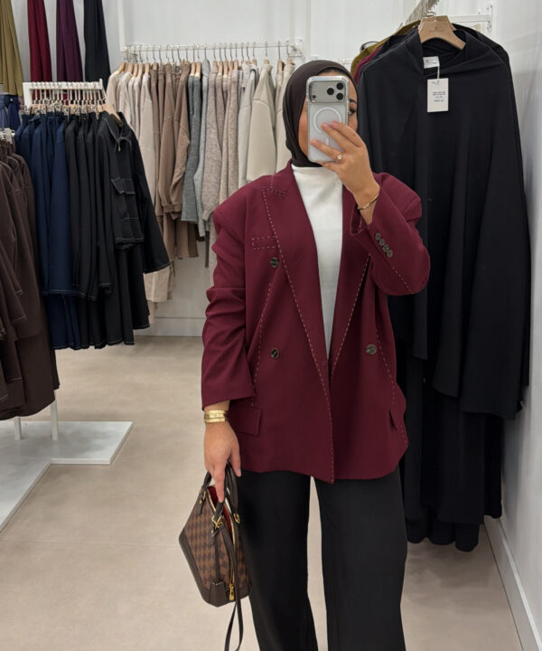ZARA BLAZER BORDEAUX