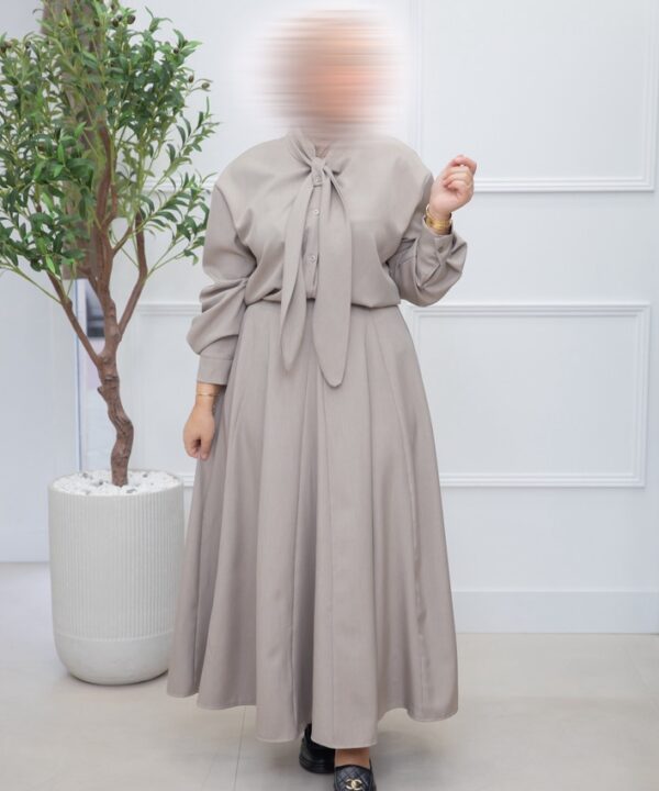 SKIRT SET TAUPE PRE ORDER 2-2