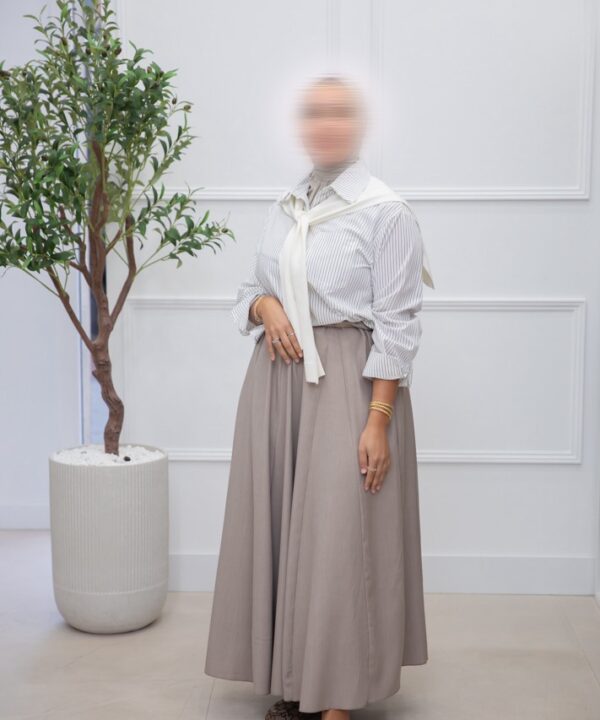 WITTE OVERSLAG BLOUSE