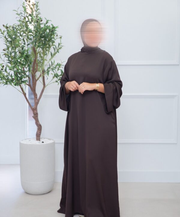 OVERSIZED ABAYA BROWN