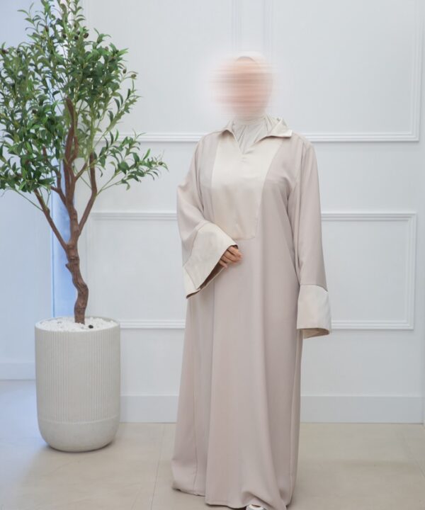 PREMIUM DRESS SATIN BEIGE