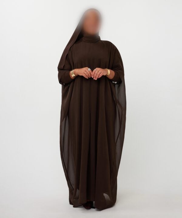CAPEDRESS DARKBROWN