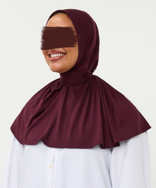 Alternative view of SIGNATURE VELVET PREMIUM JERSEY BURGUNDYPURPLE