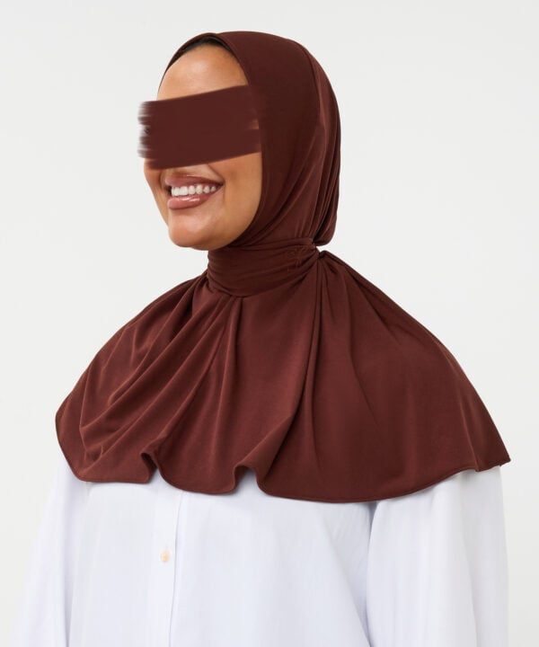 Alternative view of SIGNATURE VELVET PREMIUM JERSEY BROWNCHERRY