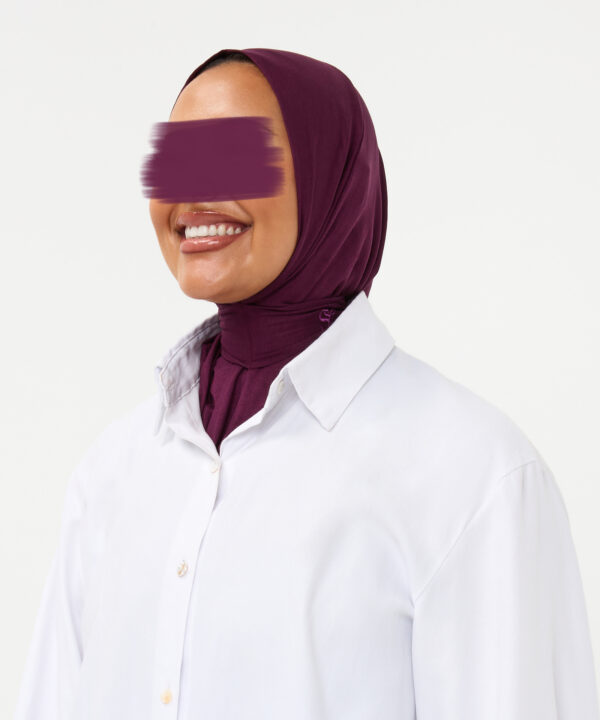 Alternative view of BAMBOO JERSEY PLUM