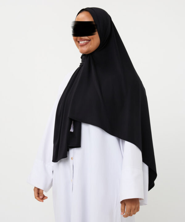 Alternative view of LIGHTWEIGHT PREMIUM JERSEY HIJAB BLACK