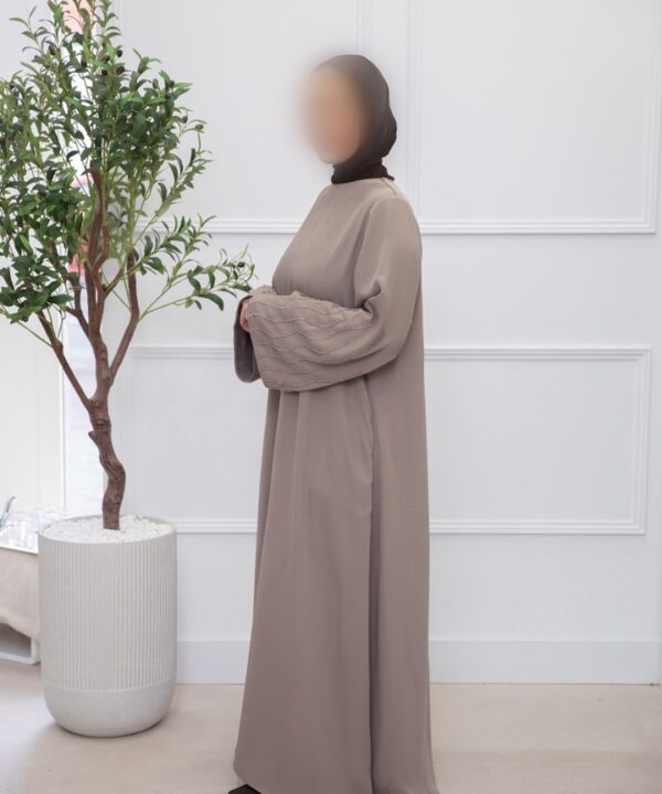 Alternative view of A-LINE DRESS TAUPE