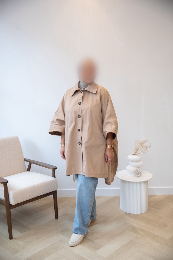 OVERSIZED TRENCHCOAT CAMEL