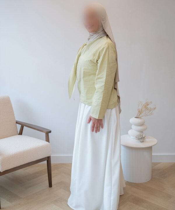 Alternative view of COTTON BLOUSE GREEN