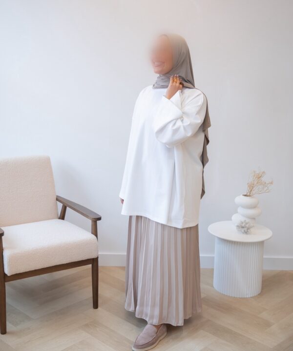 OVERSIZED COTTON T-SHIRT WHITE