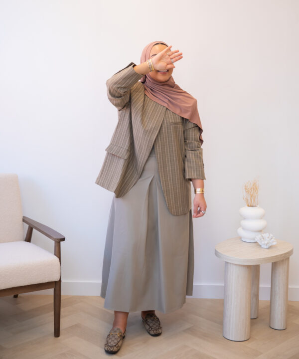 Alternative view of BLAZER PRINT GREEN