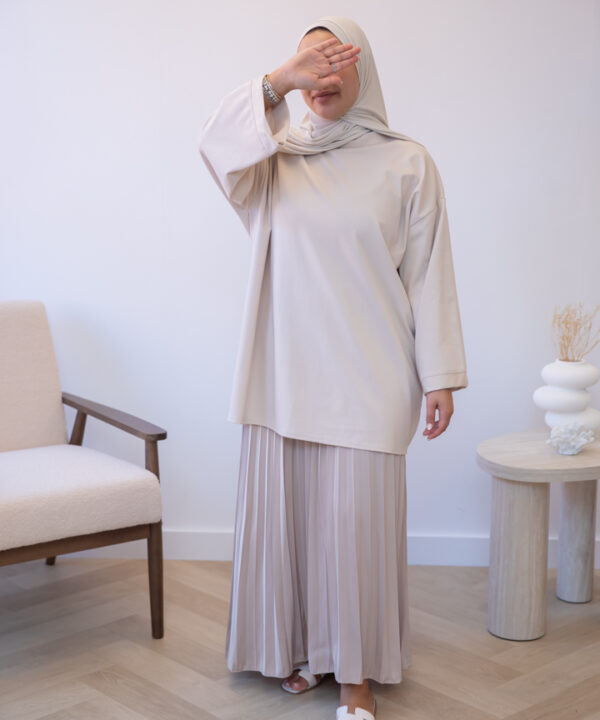 OVERSIZED T-SHIRT BEIGE