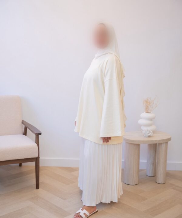 OVERSIZED COTTON TOP BUTTERYELLOW