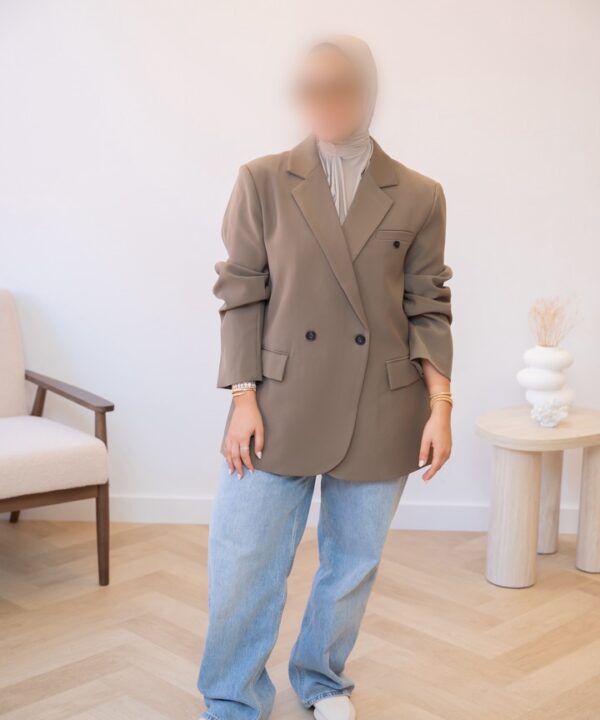 OVERSIZED BLAZER KHAKI