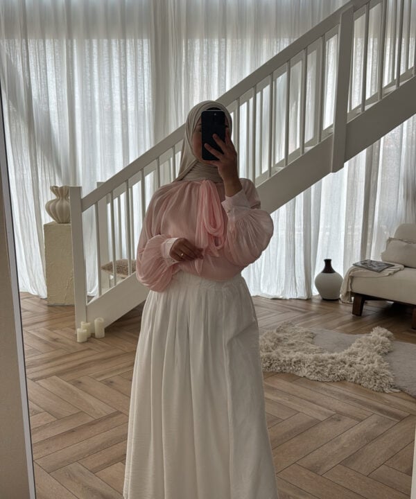 CHIFFON BLOUSE PINK