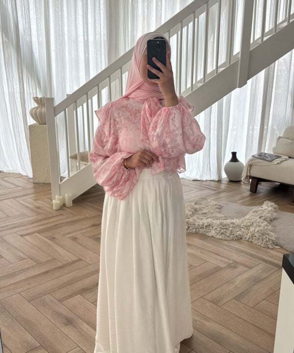 Alternative view of PRINT BLOUSE PINK