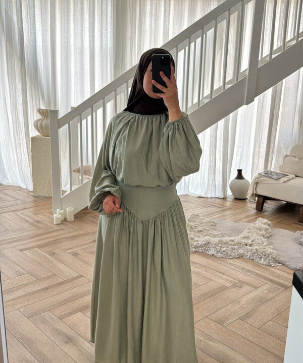 SKIRT SAGE GREEN