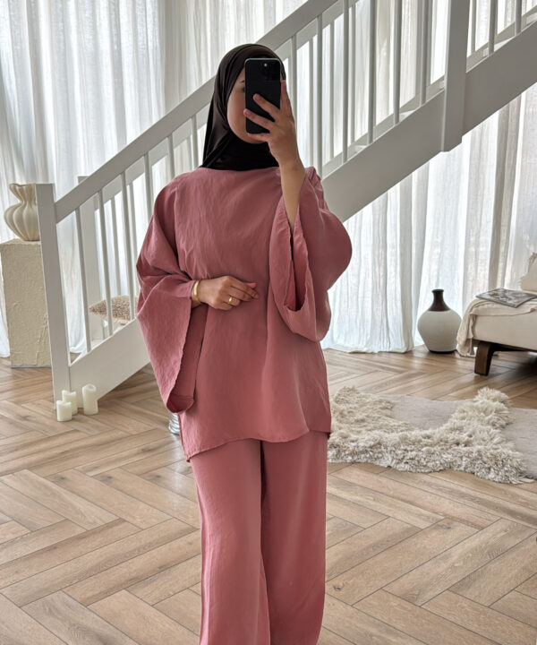 BROEK SET KORAAL