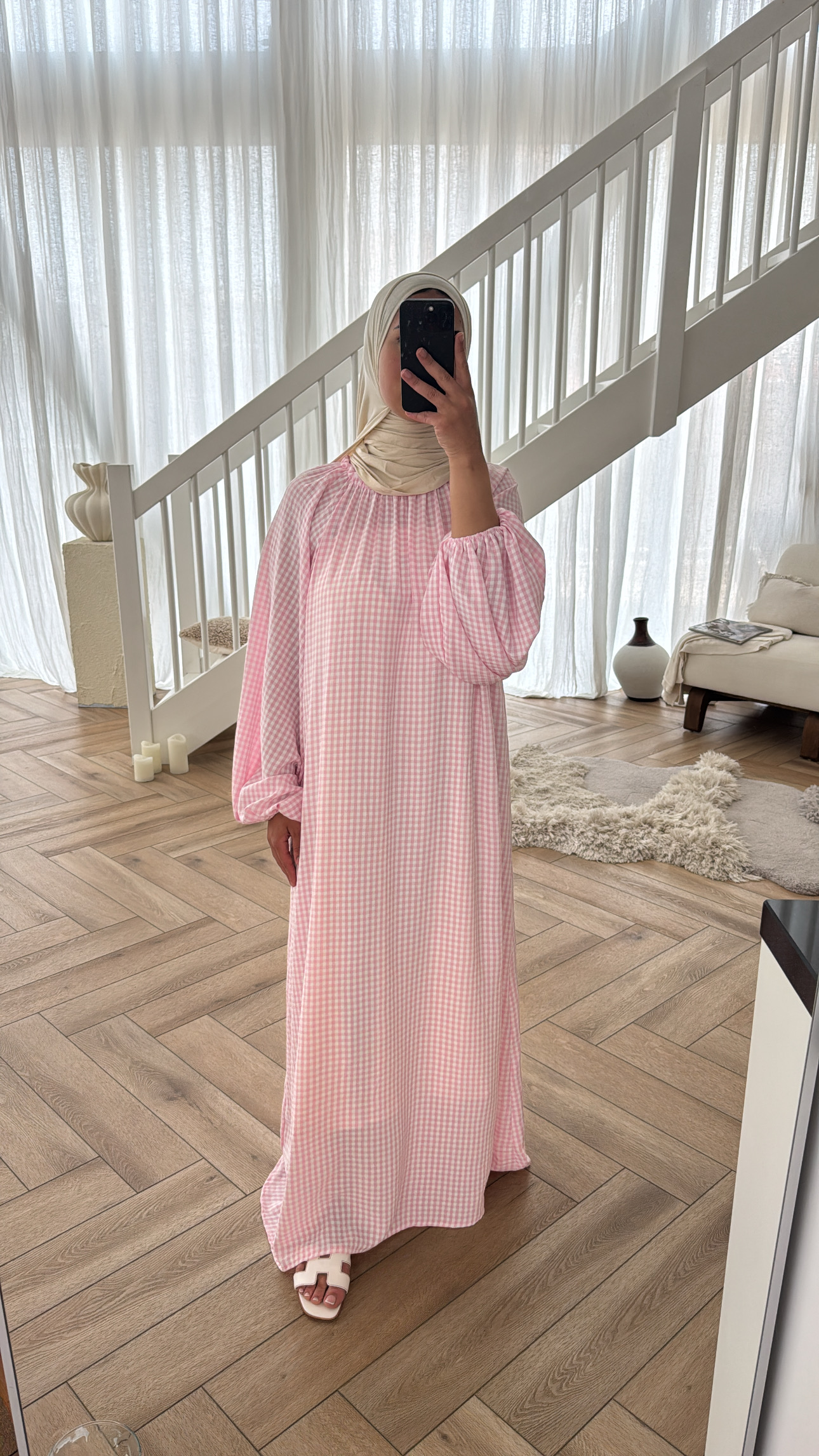 MAXI DRESS PRINT PINK
