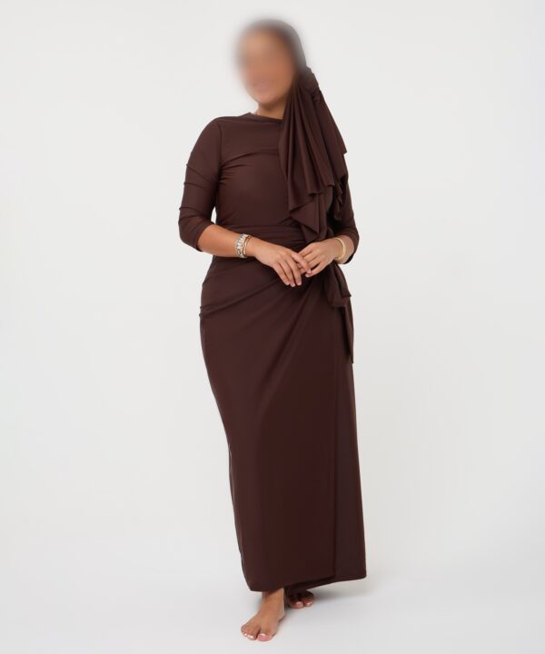 SKIRT SET BURKINI DARKBROWN
