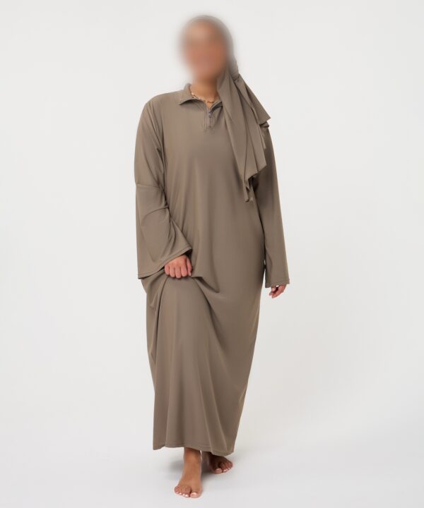 MAXI BURKINI TAUPE