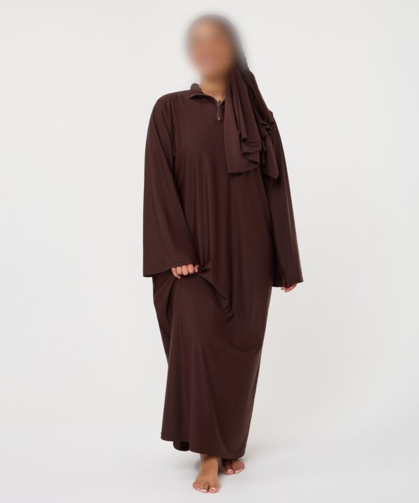 Alternative view of MAXI BURKINI DARKBROWN