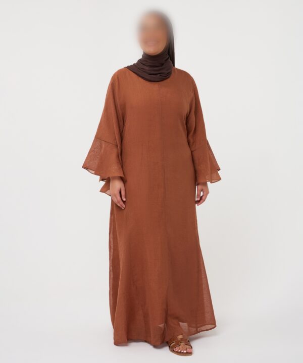 Alternative view of MAXI DRESS SAFFIYA'S RUSTIC BROWN