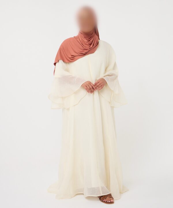 Alternative view of MAXI DRESS SAFFIYA'S OFFWHITE
